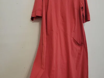 Платье в спортивном стиле красное 2XL