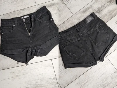 Шорты черные bershka