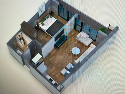 2-комнатная квартира 49 м² , $67000