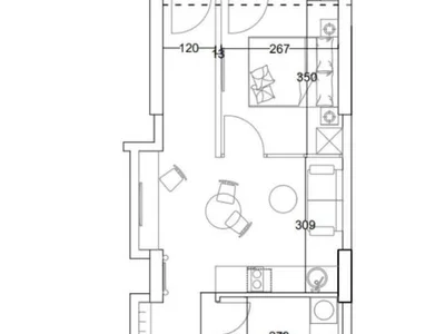 1+1 на Marina Club Р. Нижарадзе ул. 16 Airport District