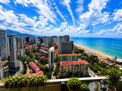 Высокий этаж, 1-комнатная квартира с видом на море | Orbi City