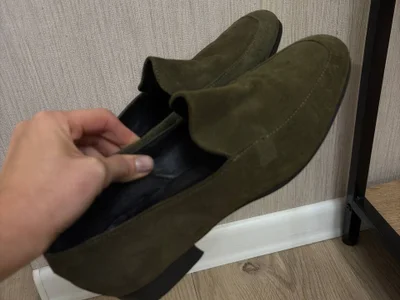 Кожаные лоферы бренда