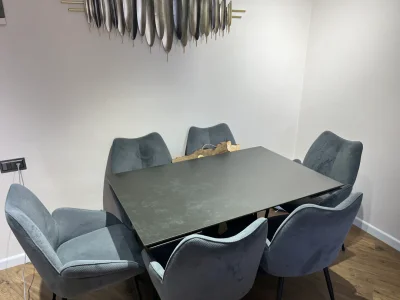 Керамический стол и 6 стульев Belux