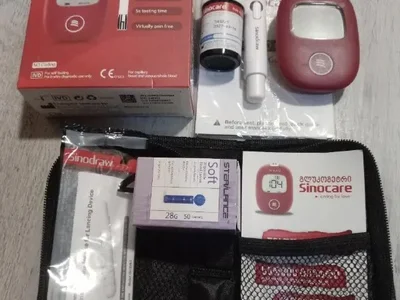 Глюкометр Sinocare Safe AQ Smart с ланцетами