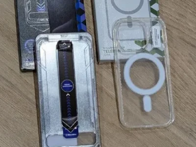iPhone 15 Pro комплект чехол + стекло Polosmart