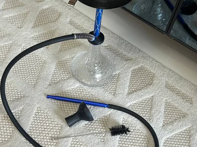 Кальян с двумя чашами и набором