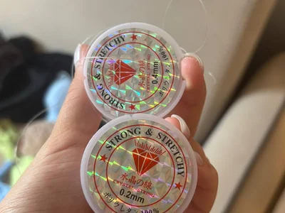 Прозрачная леска 0.2 мм и 0.4 мм