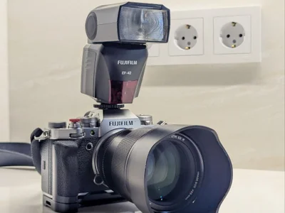 Fujifilm X-T4 kit с объективом Viltrox 75mm f1.2 Pro