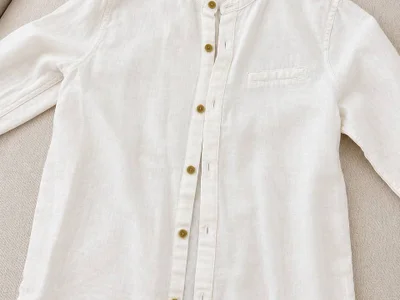 Рубашка Zara 7-8 лет Лен