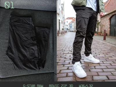 Штаны G-Star RAW Rovic Zip 3D W36/L32