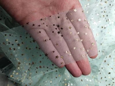 Блестящая тканевая лента