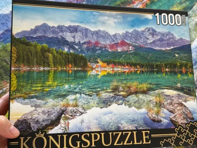 Пазл KONIGSPUZZLE 1000 деталей «Озеро Айбзее»