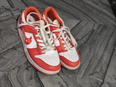 Кроссовки Nike Dunk Low Orange Paisley