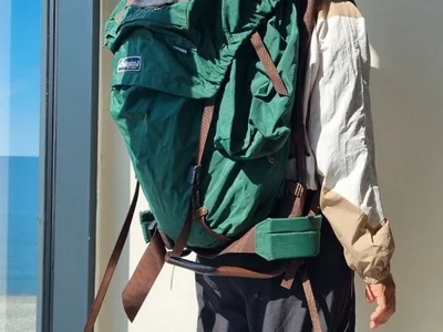 Винтажный рамковый рюкзак Bergans 70л