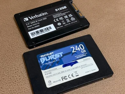 SSD 240 ГБ и SSD 512 ГБ