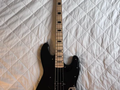 Бас-гитара Harley Benton JB-75MN Black Vintage Series