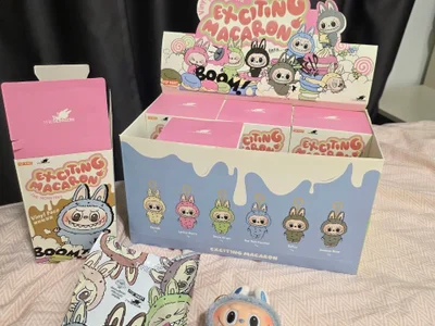 Брелок Labubu The Monsters Exciting Macaron Sea Salt Coconut (открытый)