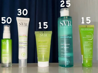 Набор уходовой косметики SVR и Bioderma