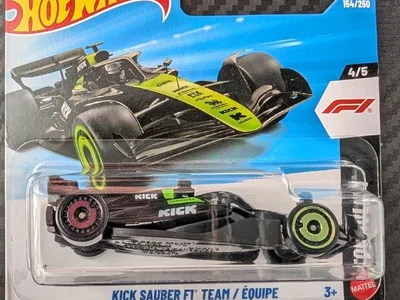 Машинка Hot wheels Formula 1 Kick Sauber