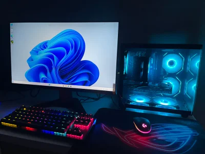 Игровой ПК с монитором