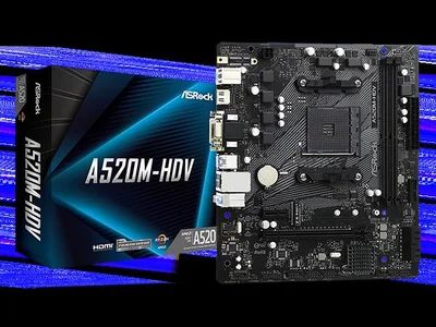 Материнская плата ASRock A520M-HDV