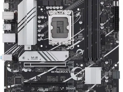 Набор комплектующих: материнская плата Asus Prime B760M-A D4