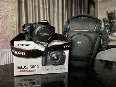 Фотоаппарат Canon EOS 600D kit с объективами и чехлом