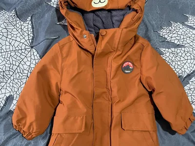 Теплая куртка на мальчика, 80 см