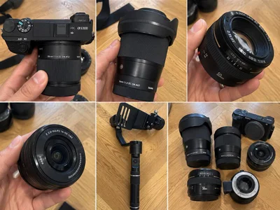 Sony A6300 + 4 объектива + Zhiyun Crane