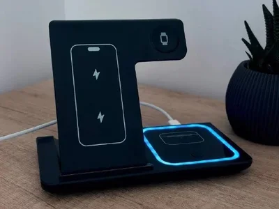 Зарядная док-станция 3 в 1 для iPhone, Apple Watch, AirPods