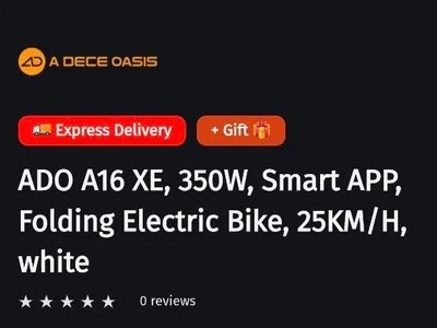 Складной электровелосипед ADO A16 XE