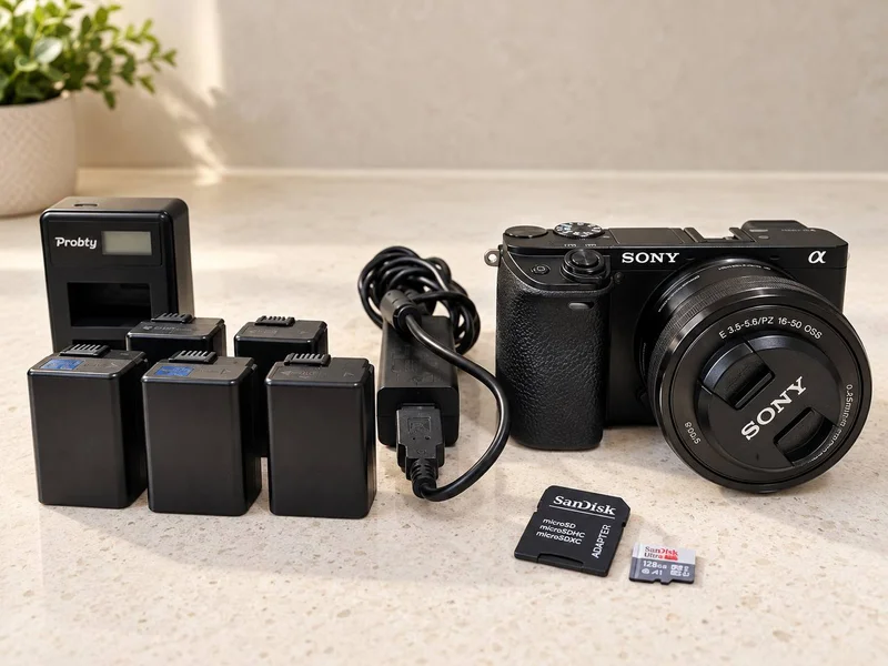 Sony A6300 + объектив 16-50mm