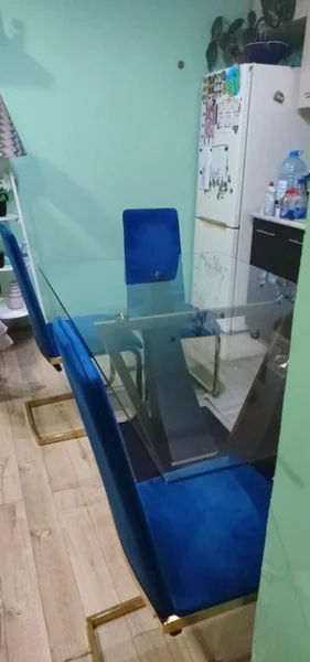 Стеклянный стол 170х100 см