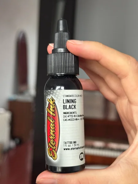 Краска для тату Eternal Ink Lining Black 30 мл
