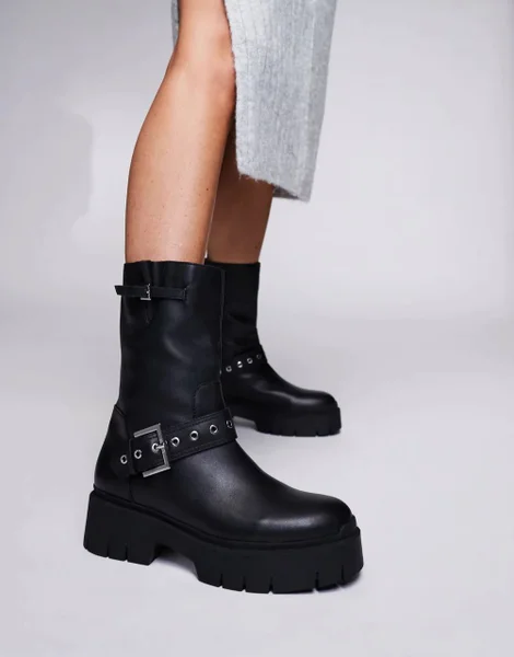 HUGO biker boots