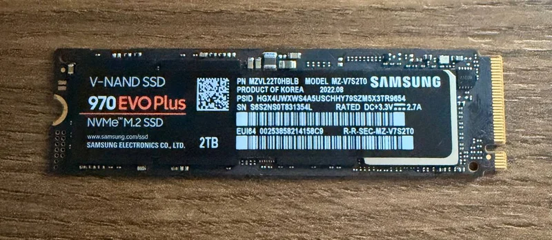 SSD Samsung 970 EVO Plus 2TB
