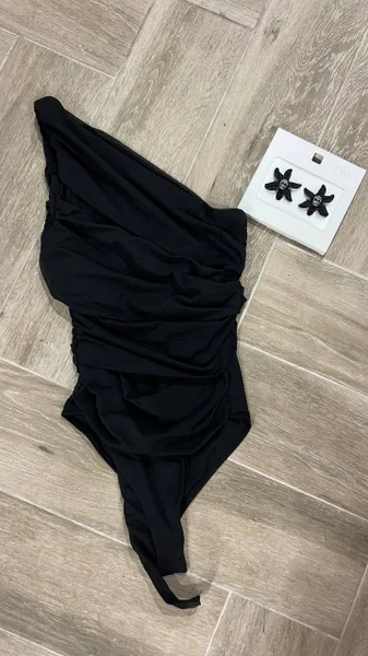 Чёрное боди Zara, размер XS