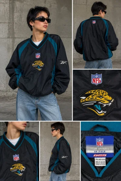 Винтажная олимпийка NFL Reebok Jacksonville Jaguars