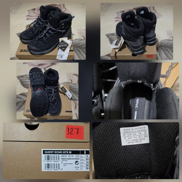 Мужские ботинки SALOMON Quest Echo Gtx для продолжительных походов в достаточно сложных условиях.