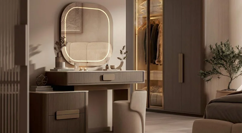 Макияжный столик Weltew Home Legna Makeup Table