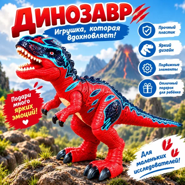 Игрушка динозавр