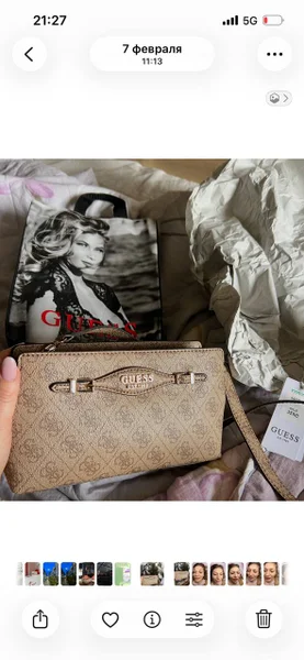 Сумка guess в хорошем состоянии, была куплена в Галерее в официальном бутике Guess в феврале за