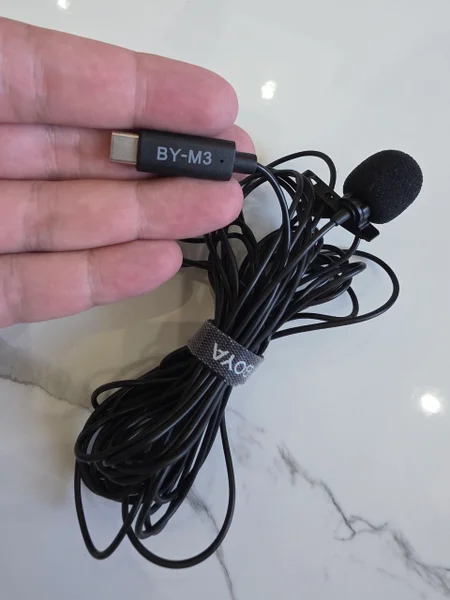 Петличный микрофон BOYA BY-M3 USB-C