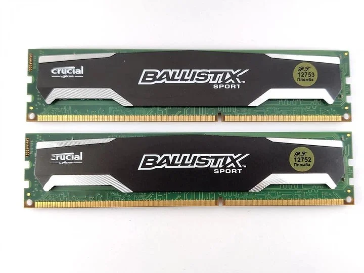 Оперативная память Crucial Ballistix Sport 8GB DDR3 1600MHz