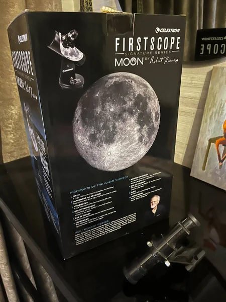 Настольный телескоп Celestron FirstScope Moon Signature Series