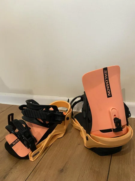 Крепления для сноуборда Salomon Rhythm Neon Orange S