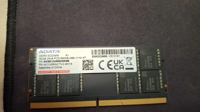 Оперативная память ADATA 32GB DDR5 SO-DIMM