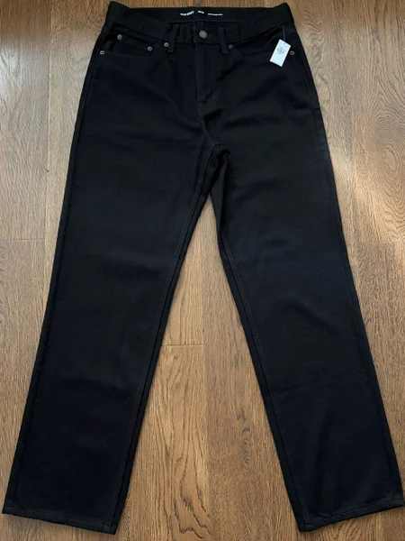 Мужские черные джинсы Old Navy Structured Loose 32/32