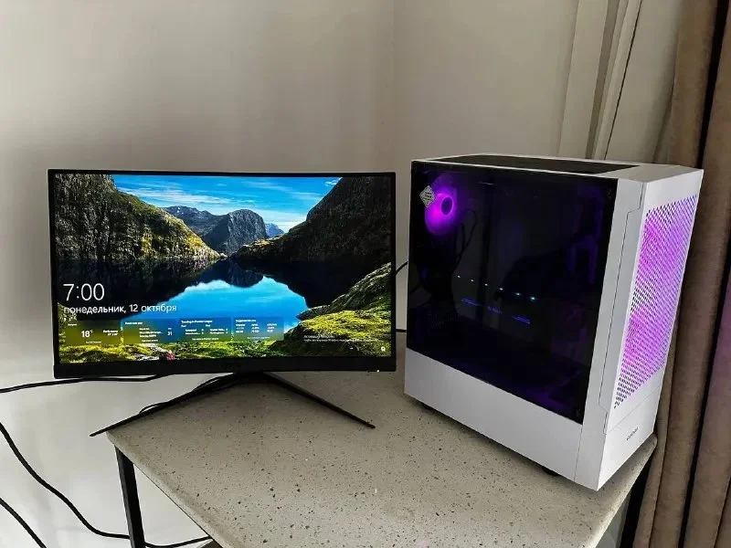 Игровой компьютер и монитор MSI 144 Hz
