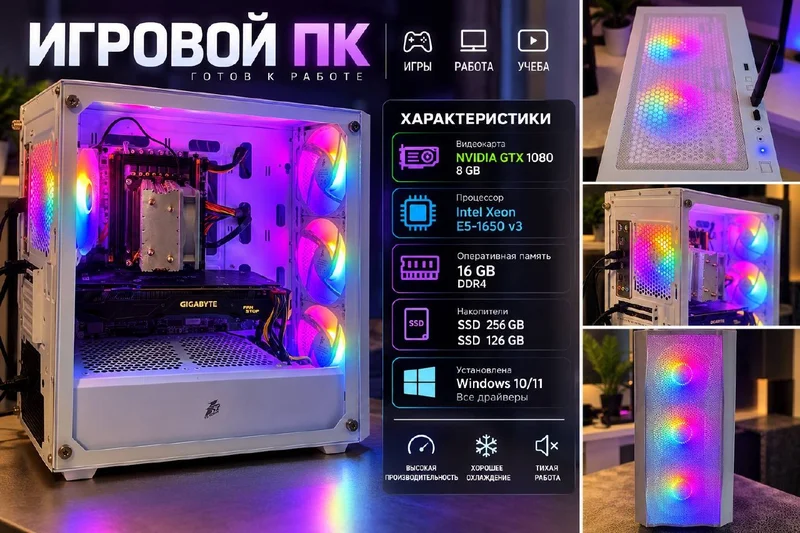 🎮 Видеокарта: GTX 1080 8GB
